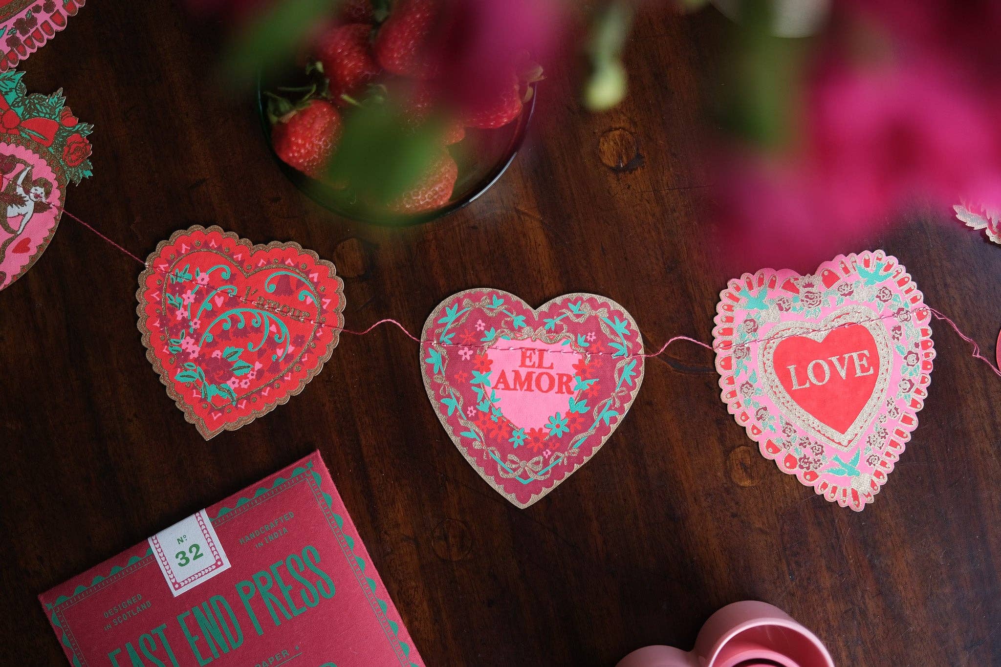 Valentine's Sewn Garland