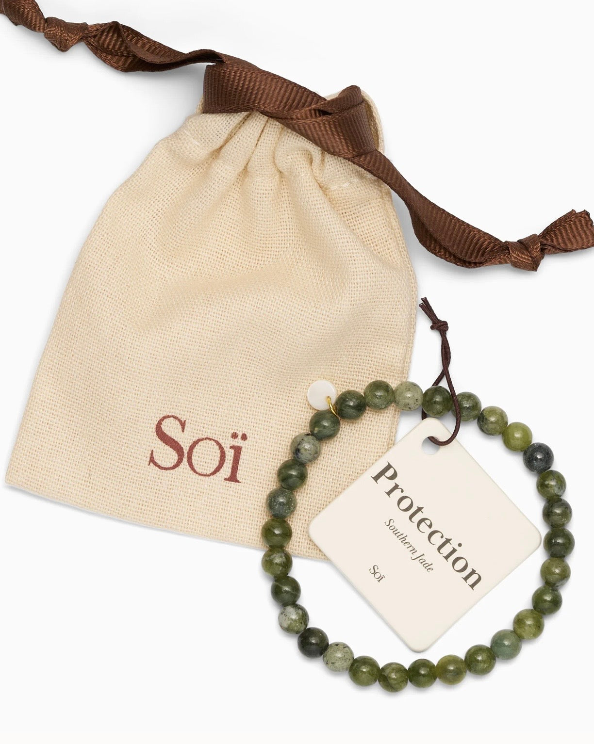Petite Southern Jade Stretch Bracelet