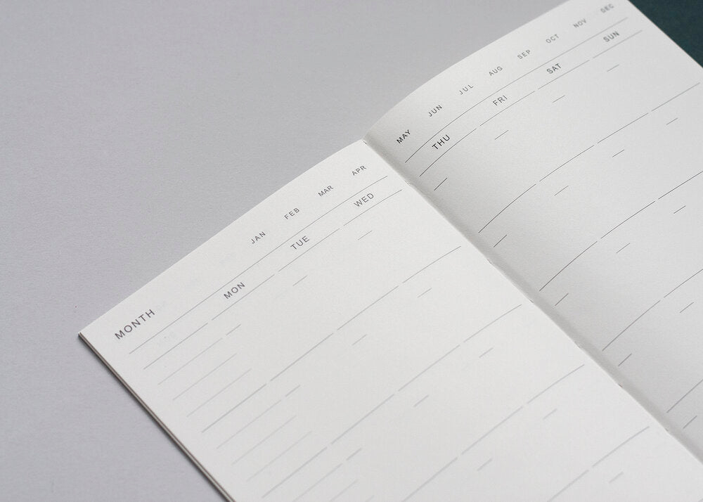 3-In-1 A5 Planner - Charcoal Blue