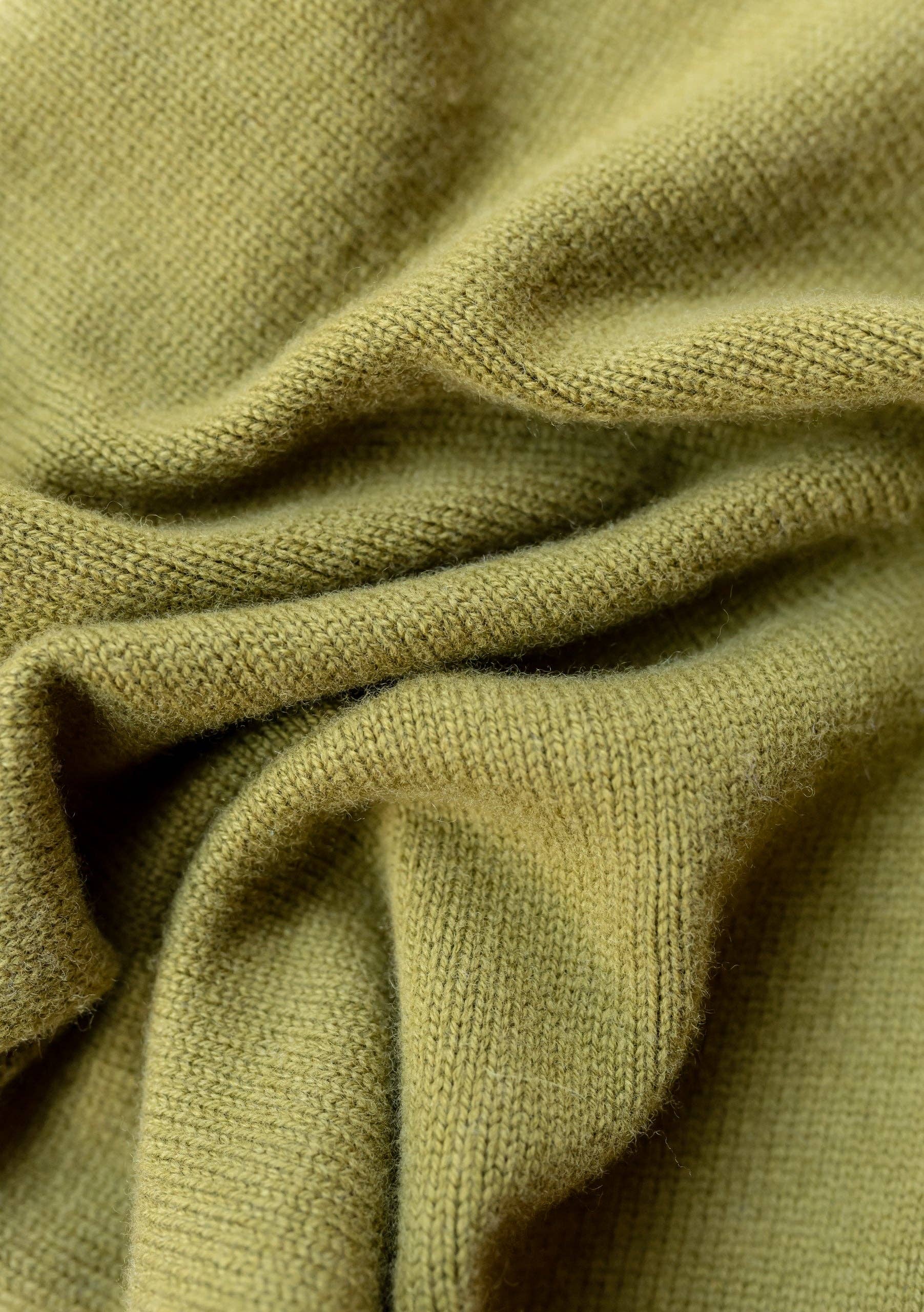 Merino Triangle Scarf in Olive