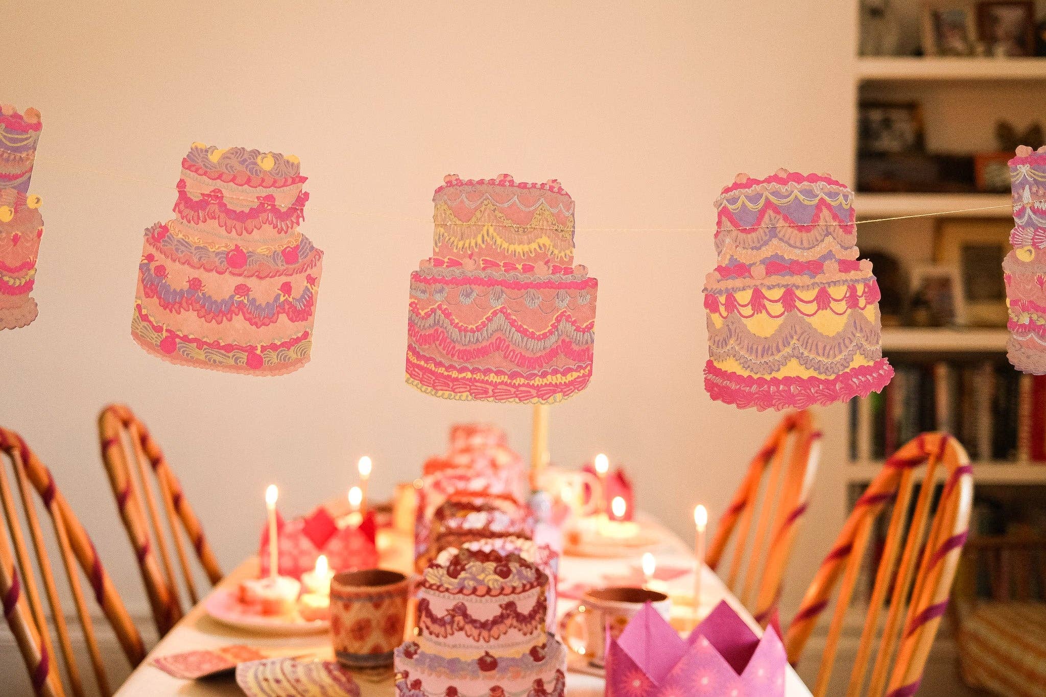 CELEBRATION CAKES SEWN GARLAND