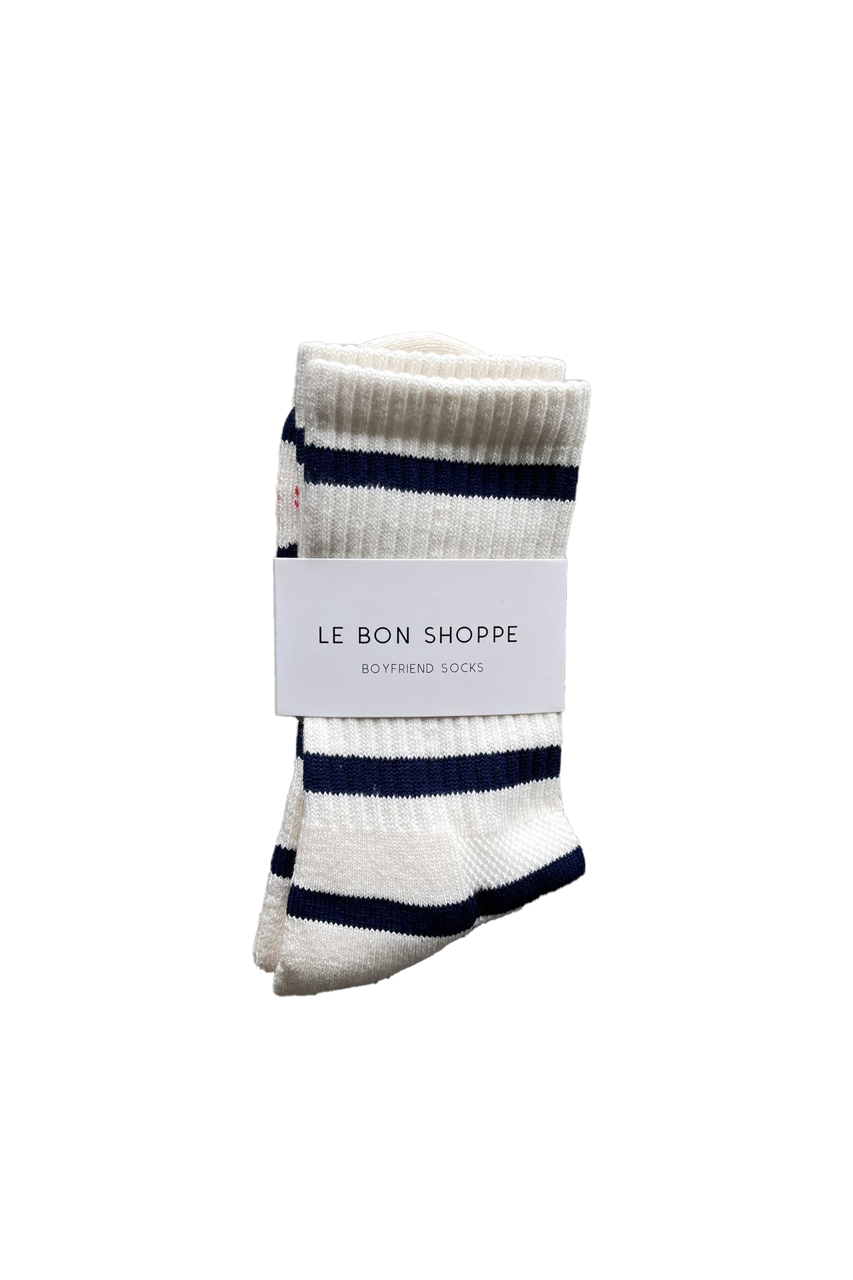 Striped Boyfried Socks - Sailor