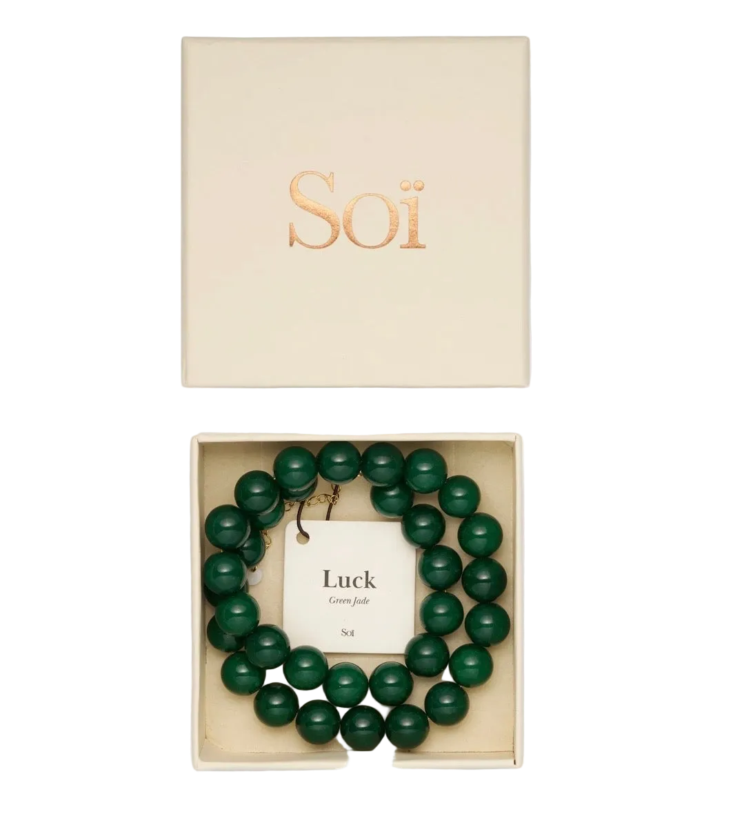 Faro Green Jade Necklace