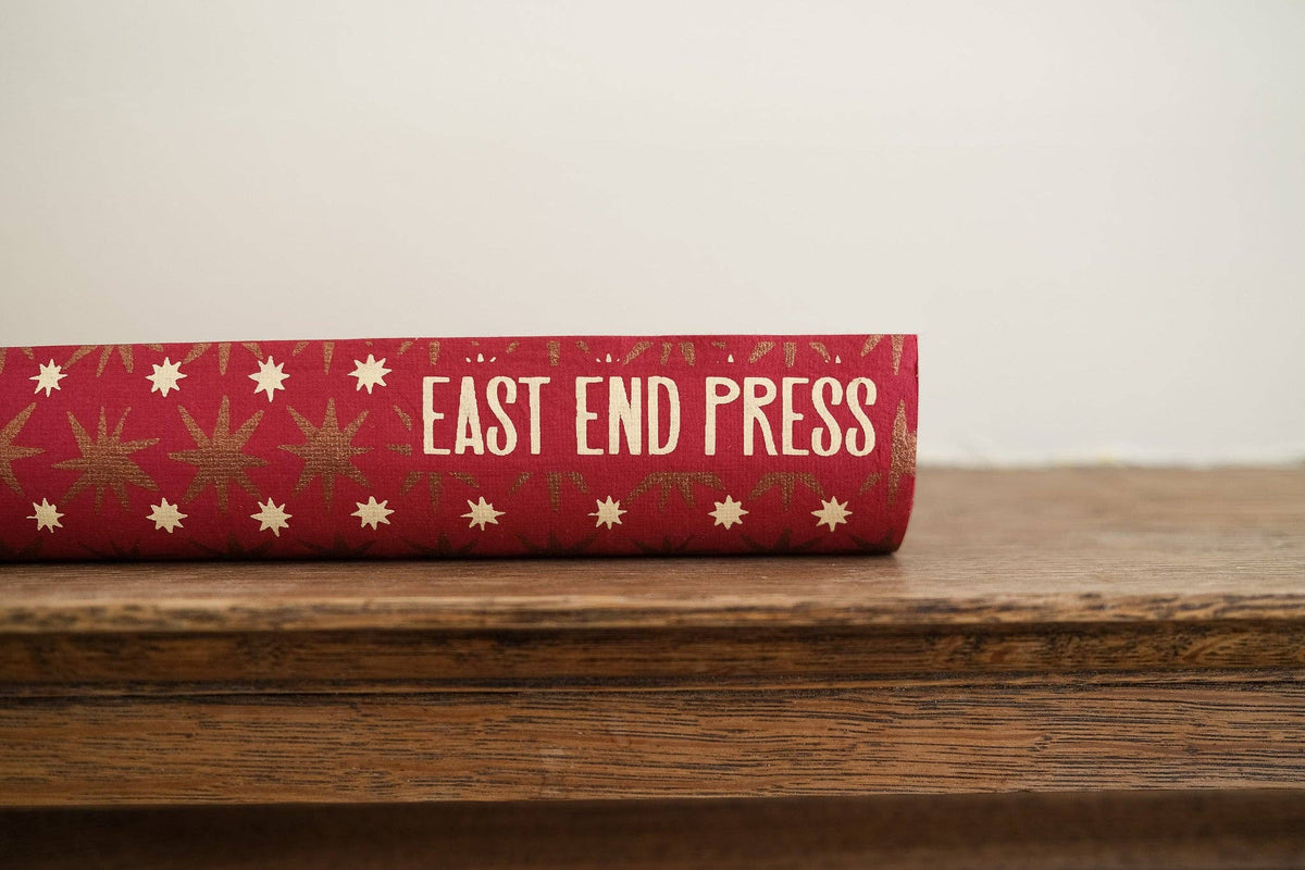 Festive Gift Wrap in Copper Sky