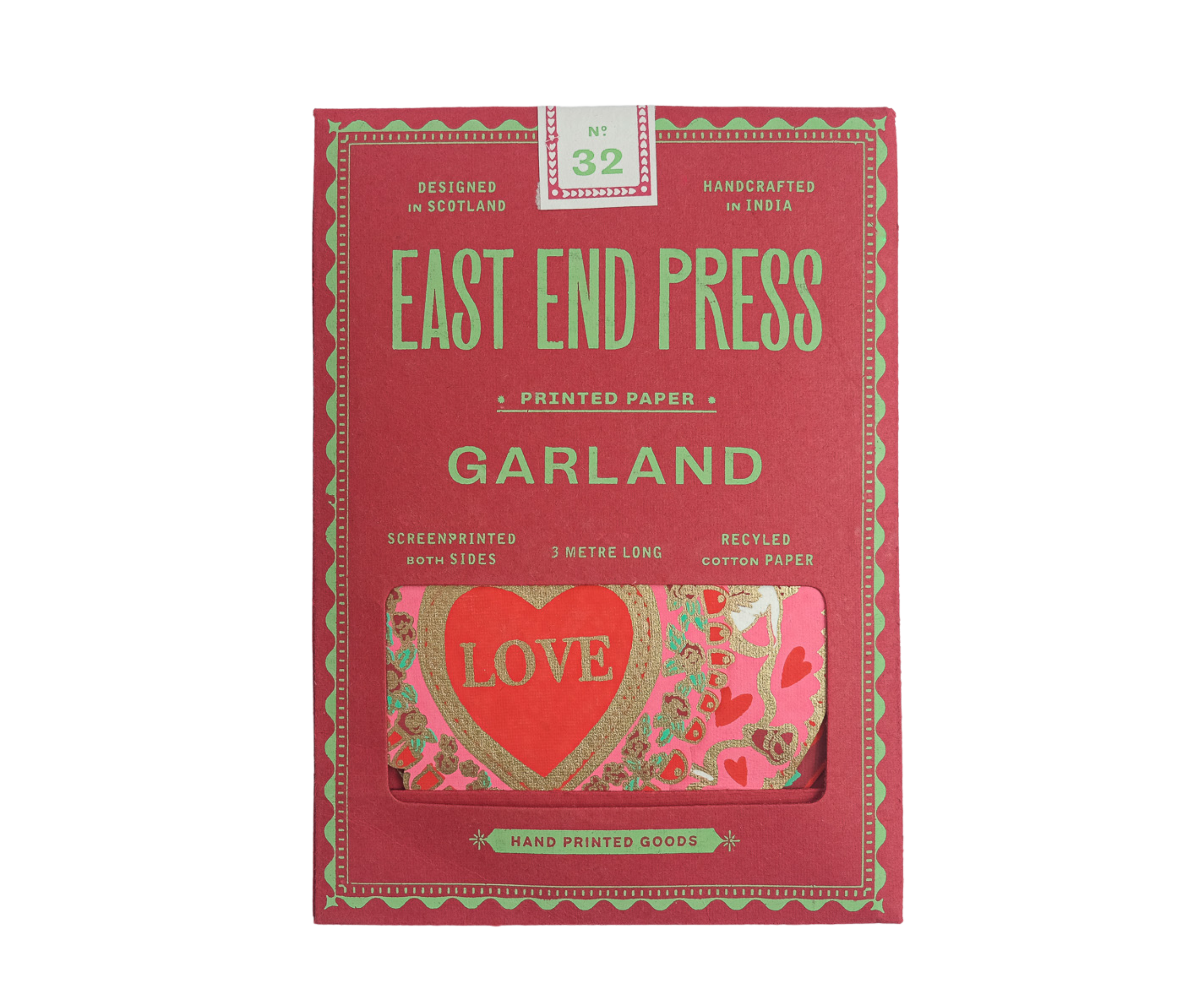 Valentine's Sewn Garland