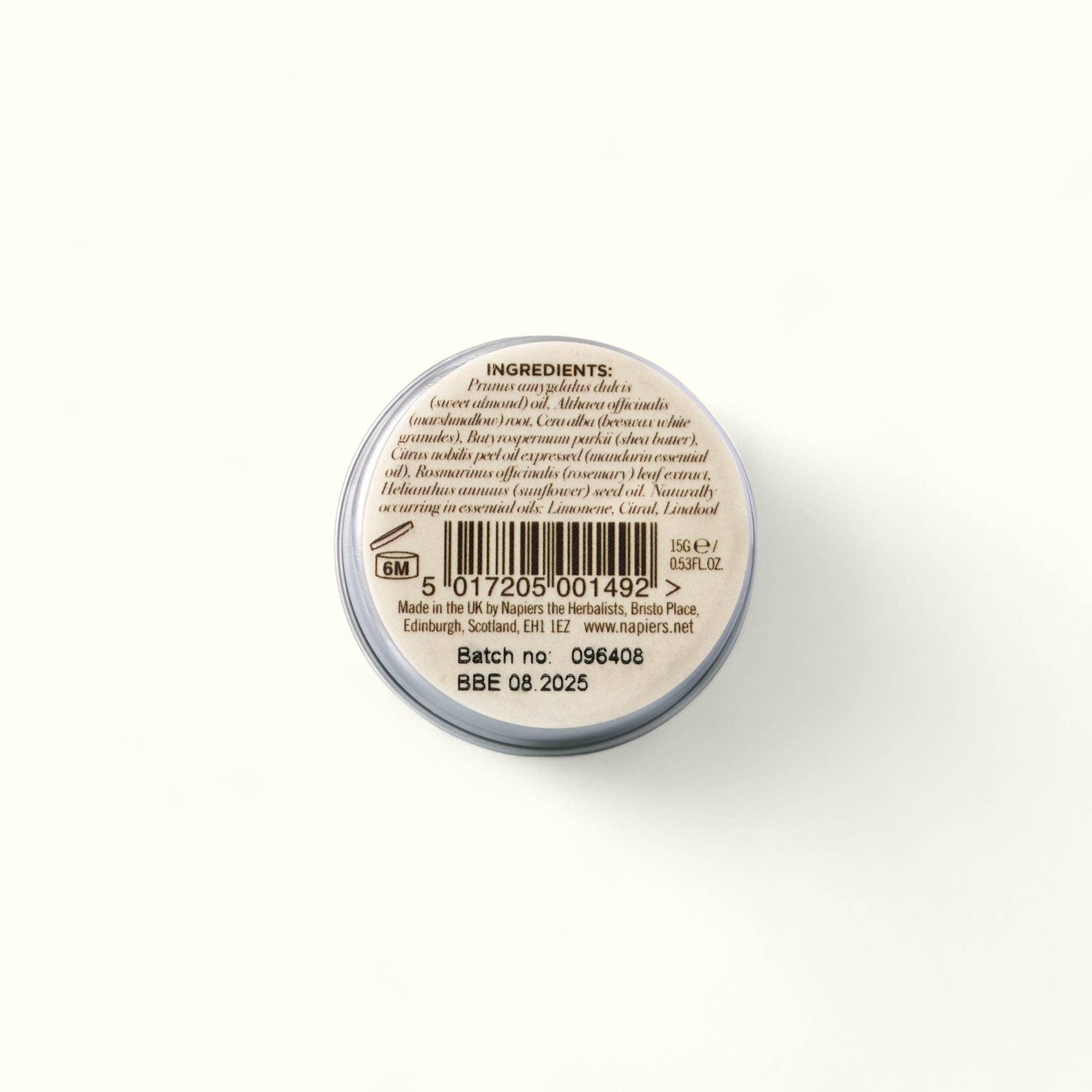 Napiers Mandarin Lip Balm