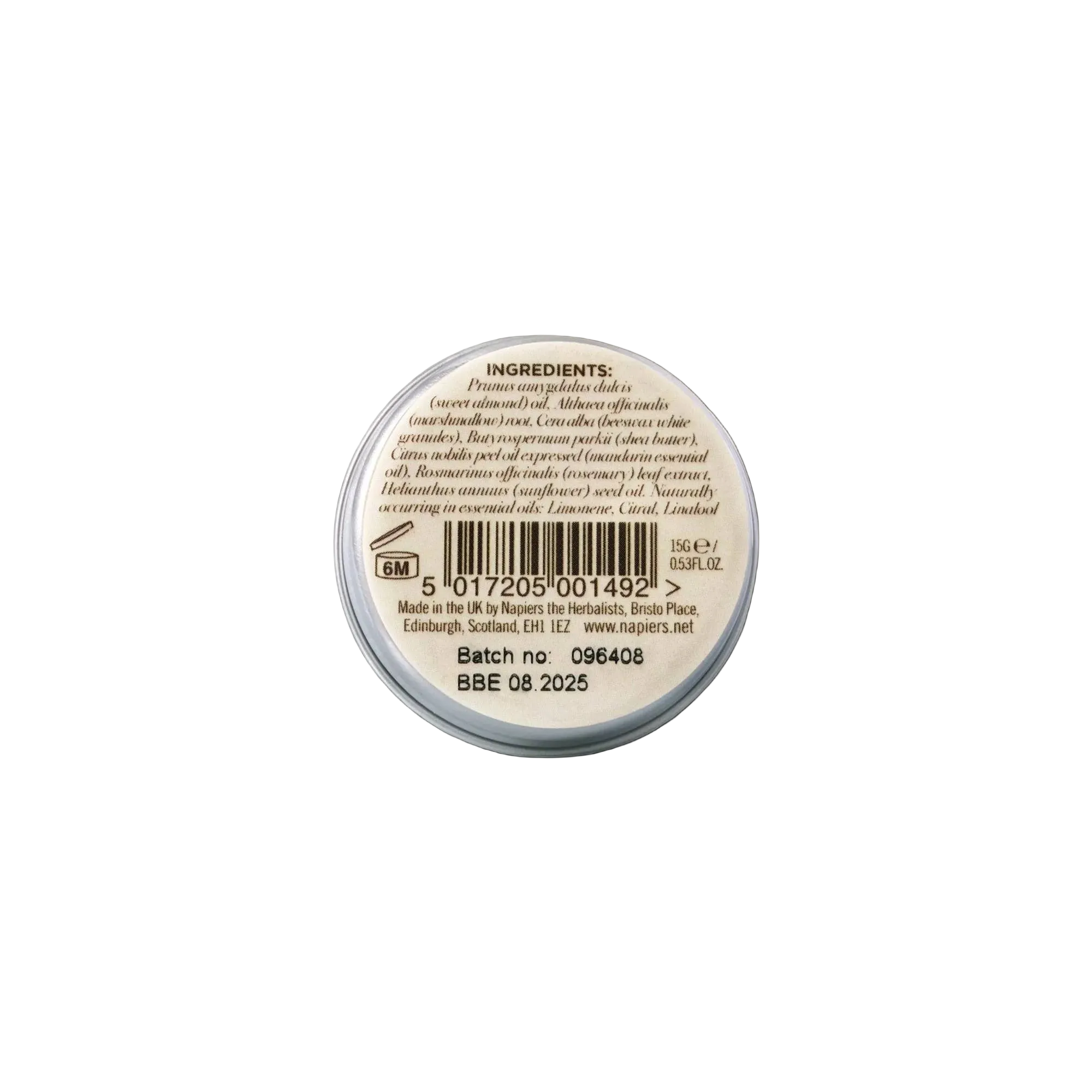 Napiers Mandarin Lip Balm