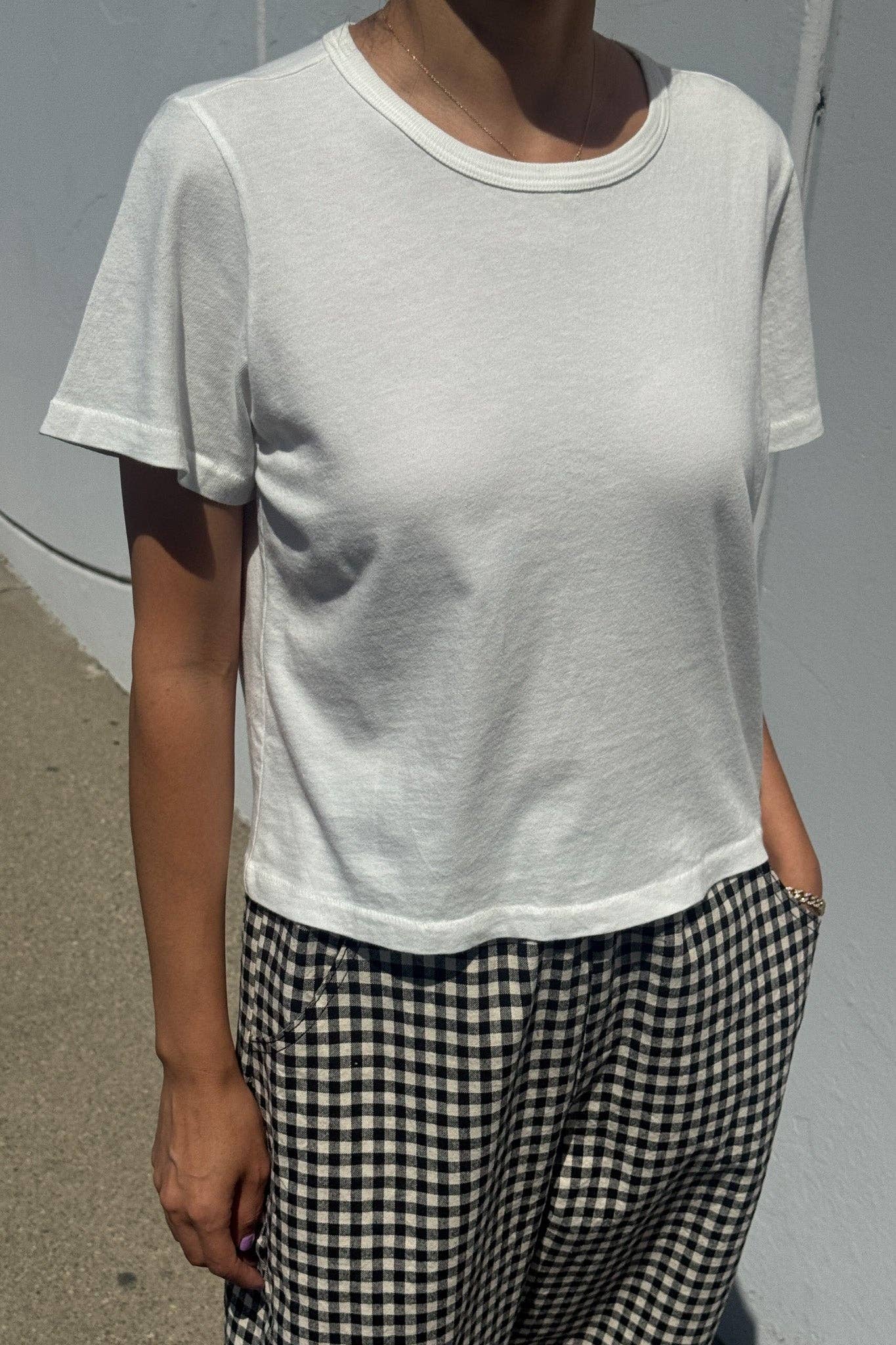 The Little Boy Tee Premium Jersey : Vintage White