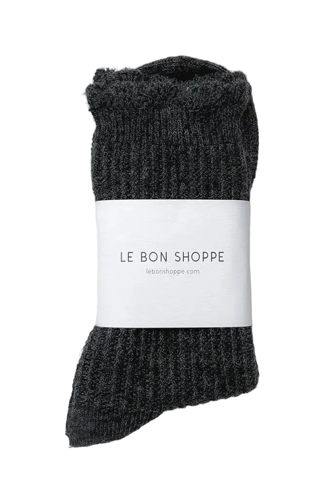 Linen Scallop Socks