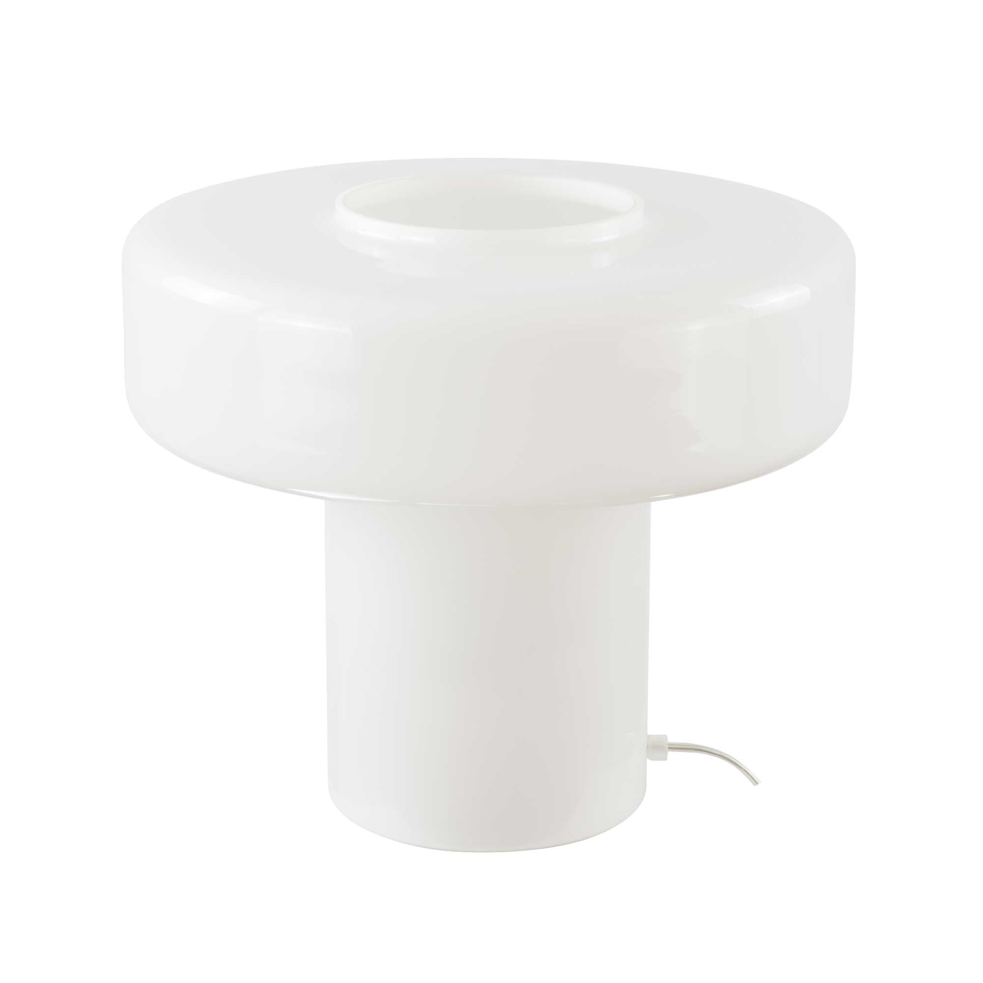 XXL table lamp in colored glass and retro style Foza Maxi