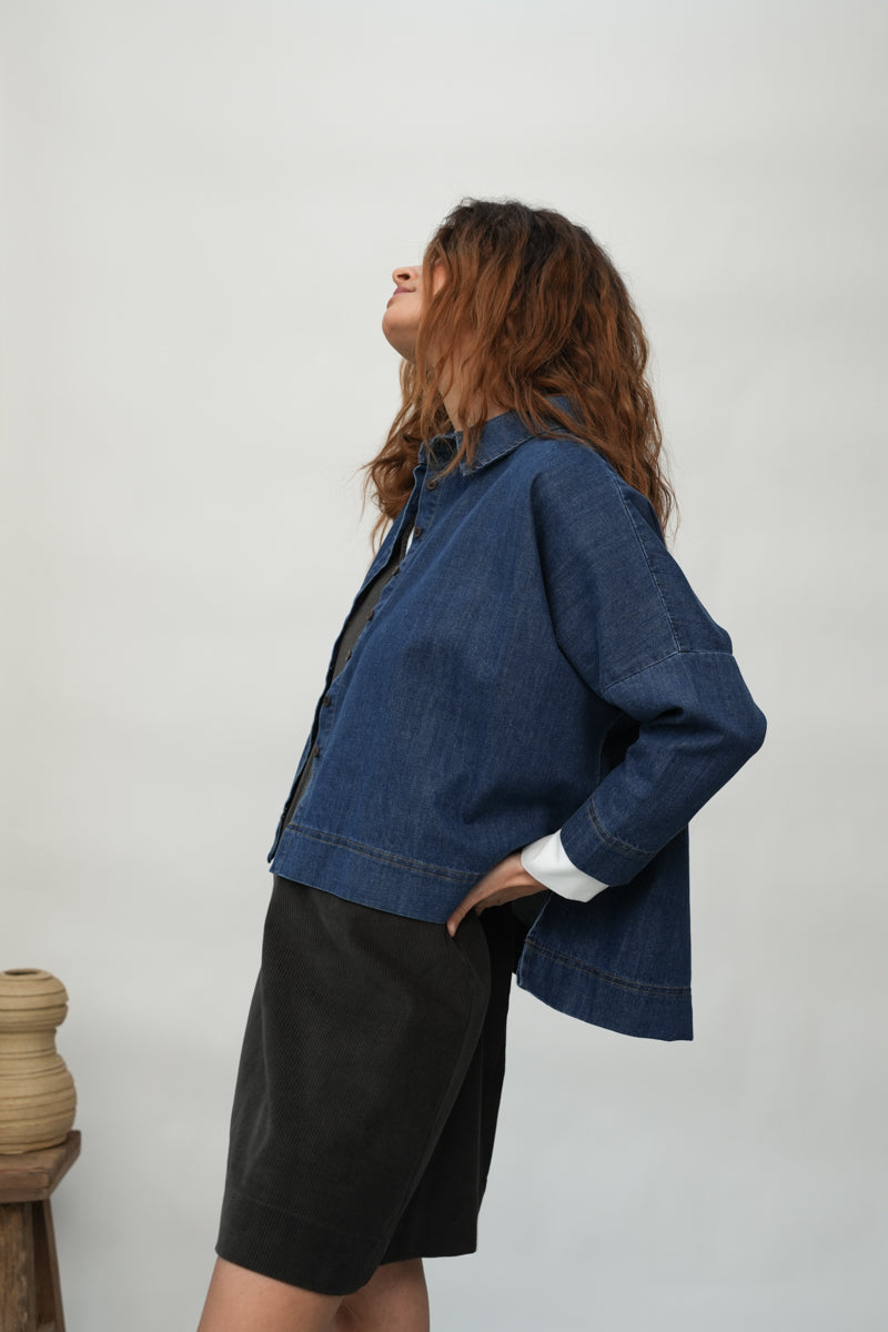Sadie-Leigh Mid Blue Shirt