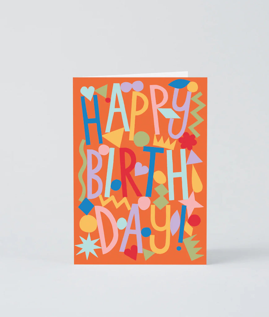 Bright Happy Birthday Embossed Card