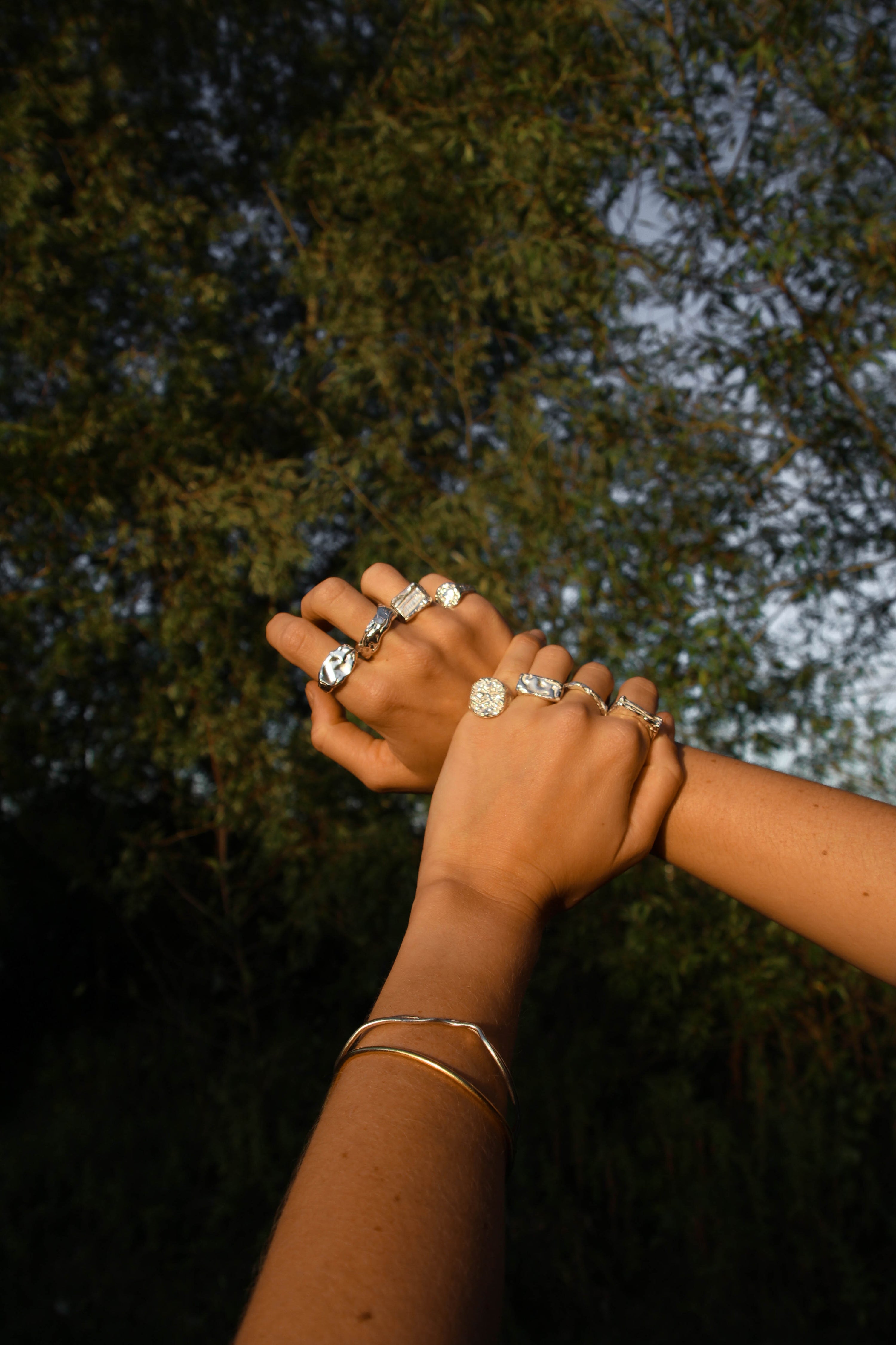 Puddle Ring - Silver