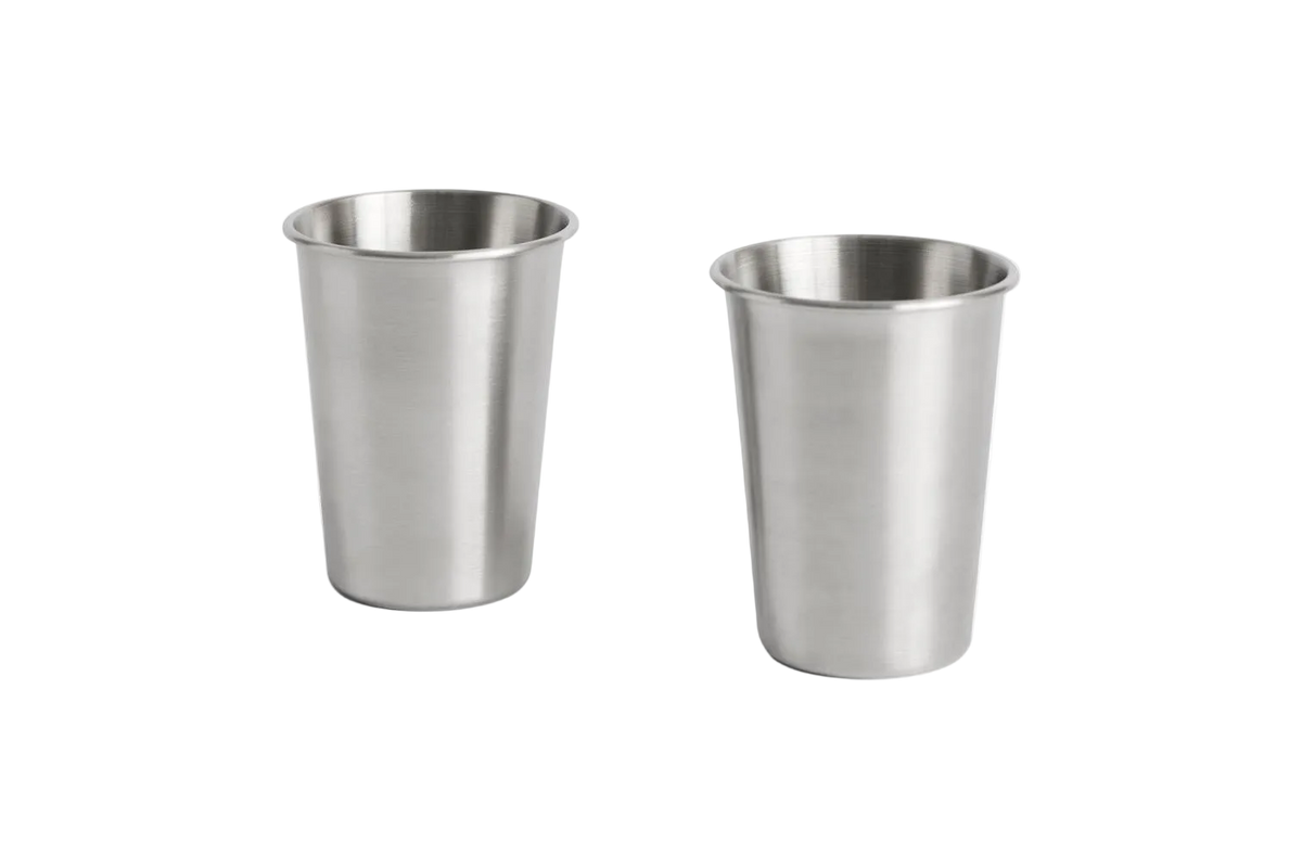 Outdoor Market Steel Cup - Set of 2