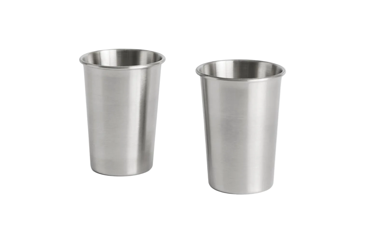 Outdoor Market Steel Cup - Set of 2
