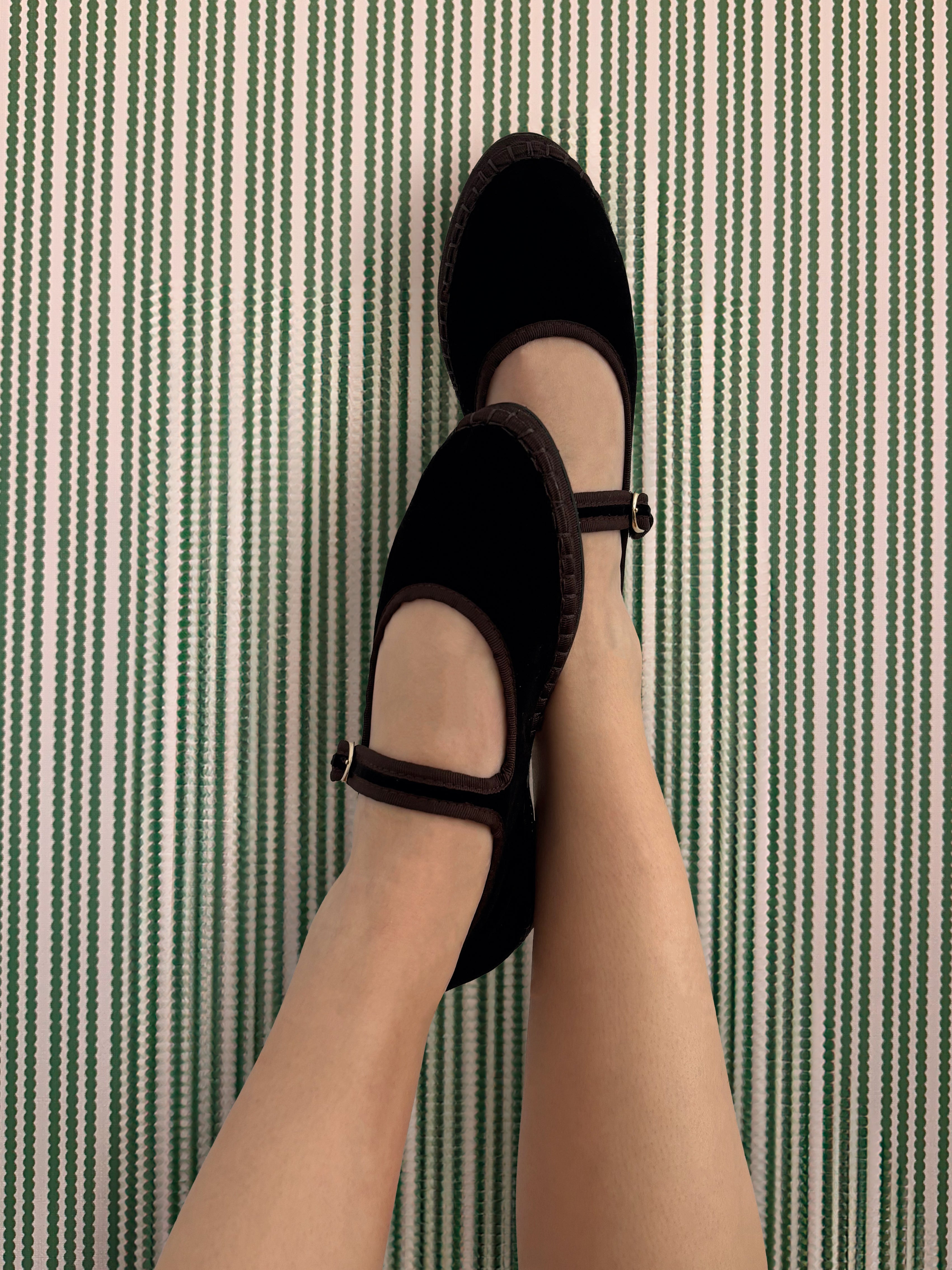 Antonia Mary Jane Shoes - Black