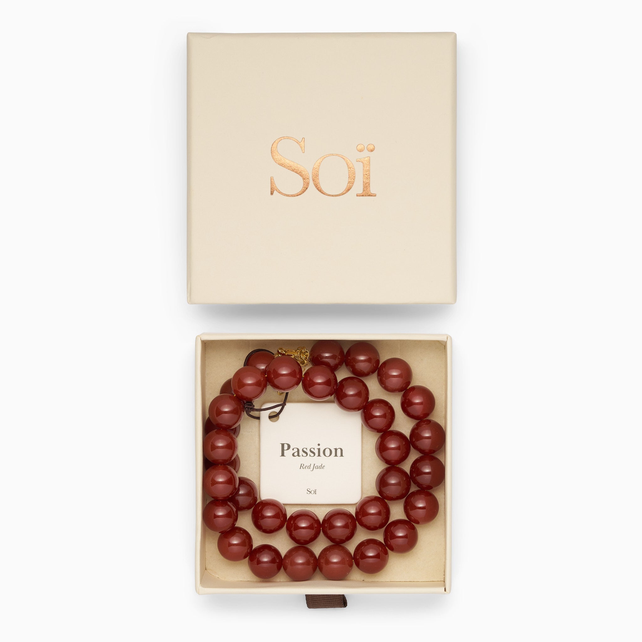 Faro Red Jade Necklace