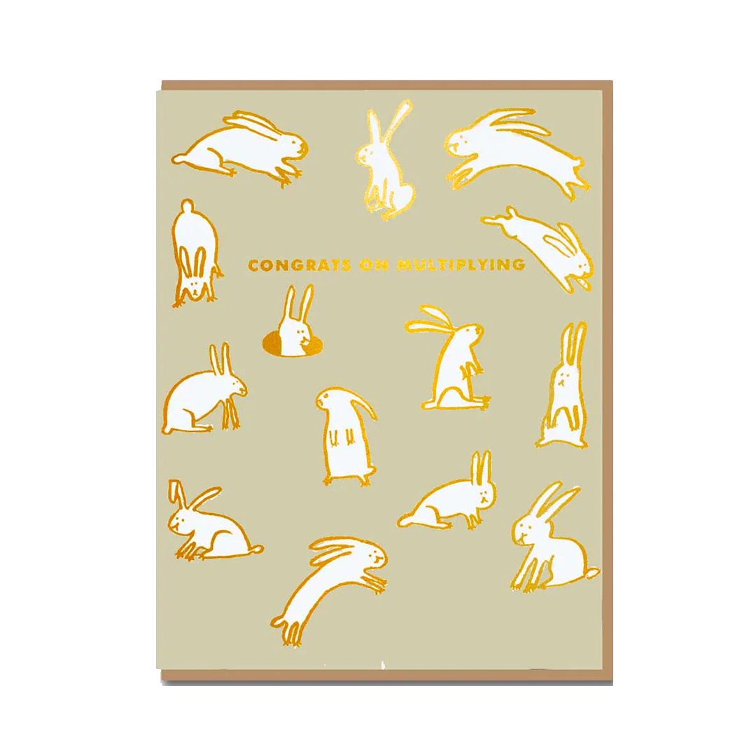Congrats on Multiplying Rabbit card | Still Life Story