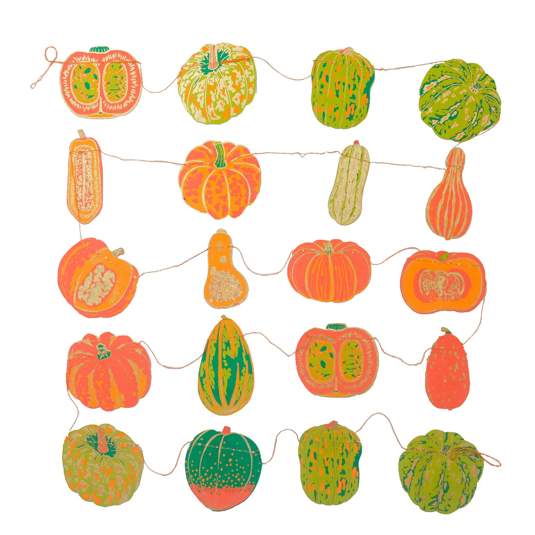 Garlands: Squash Sewn