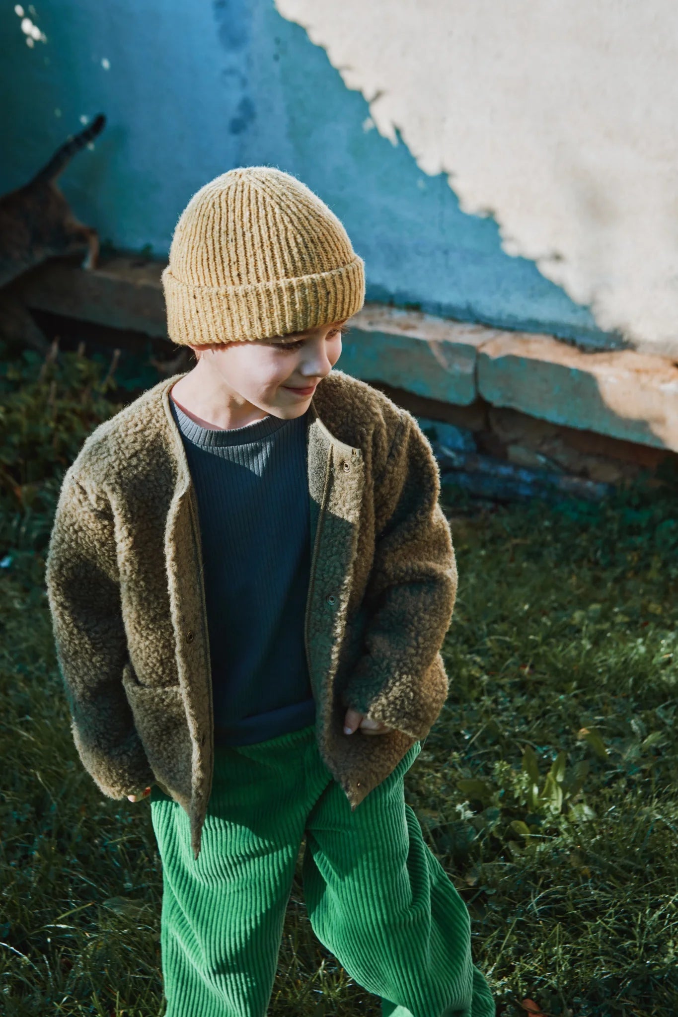 Edelweiss Wool Jacket - Taupe Vert