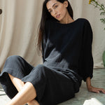 Evora Organic Cotton Cheesecloth Trouser