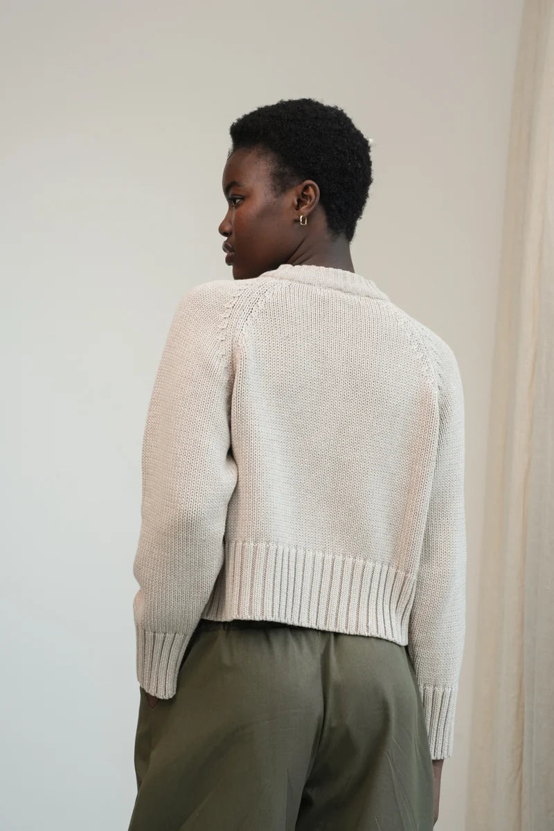 Sian Organic Cotton Knitted Cardigan