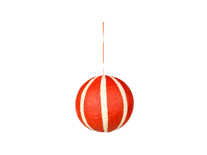 Orange Sphere Bauble  - Large