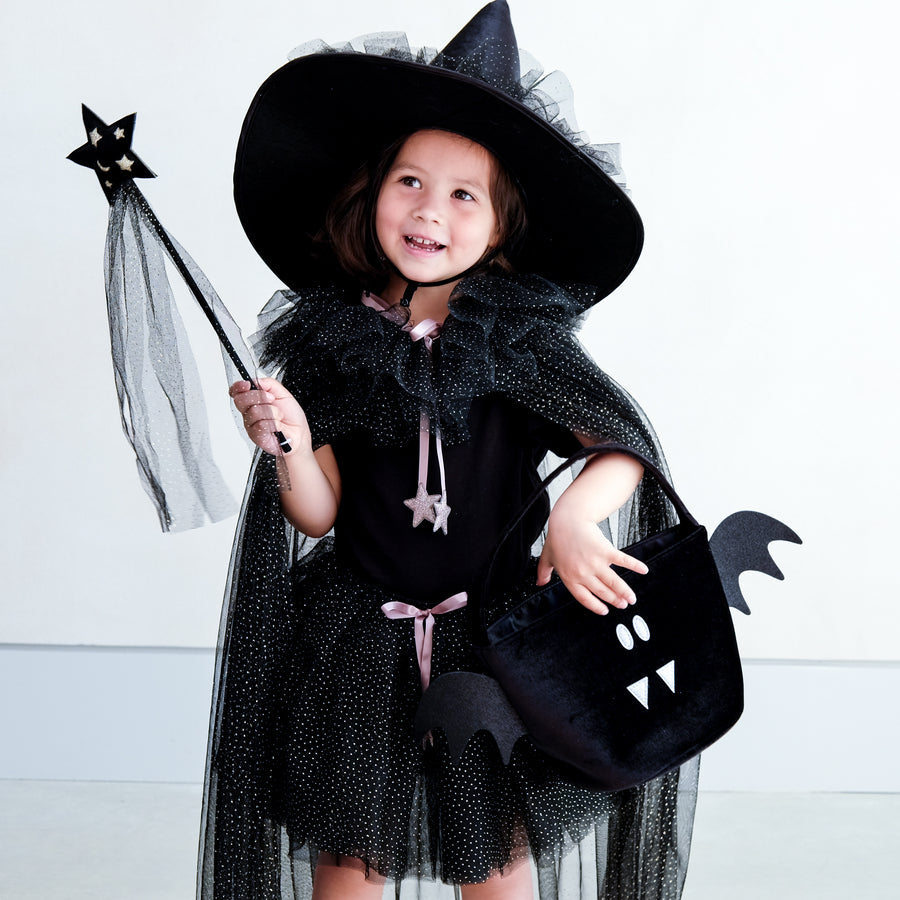 Esmerelda witch ruffle hat