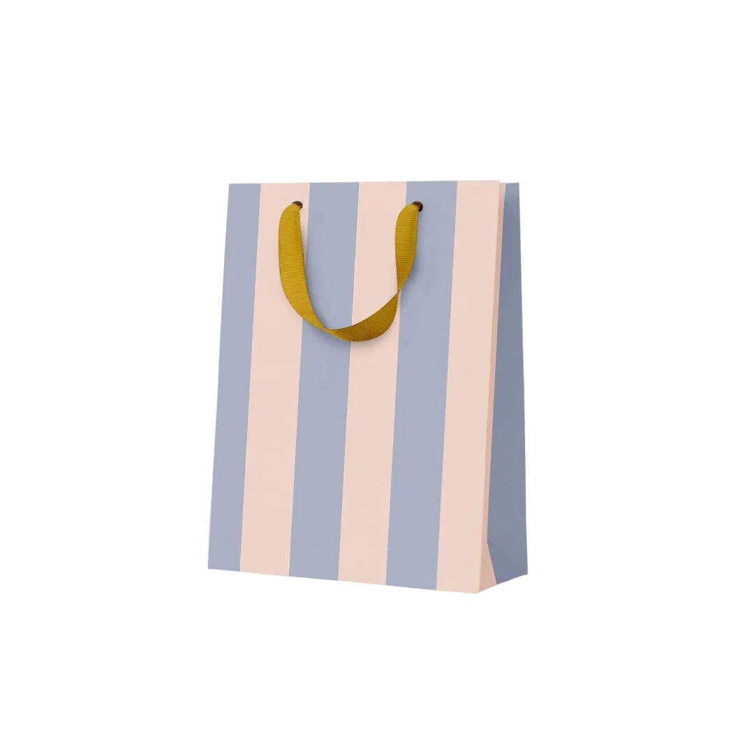 Blue Stripe Small Gift Bag