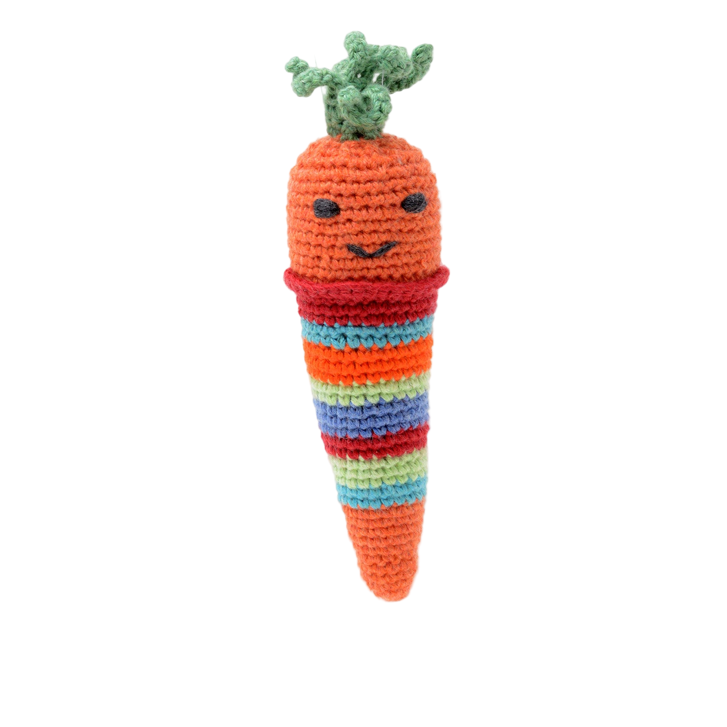 Organic Cotton Baby Rattles – Fruit and Vegetables