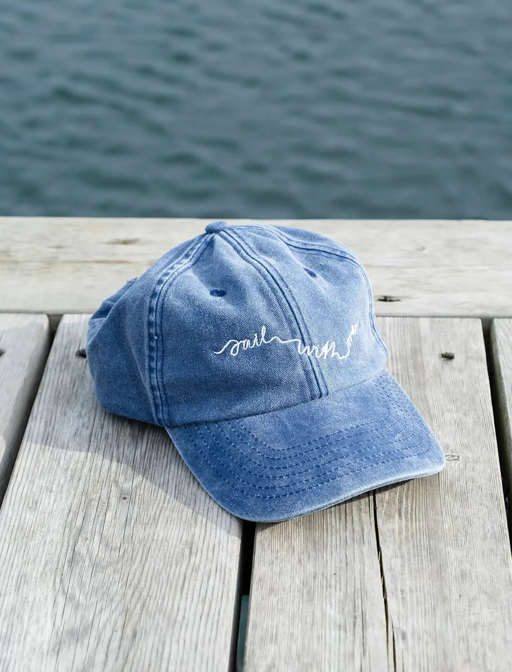 Sail with me Vintage Denim Cap