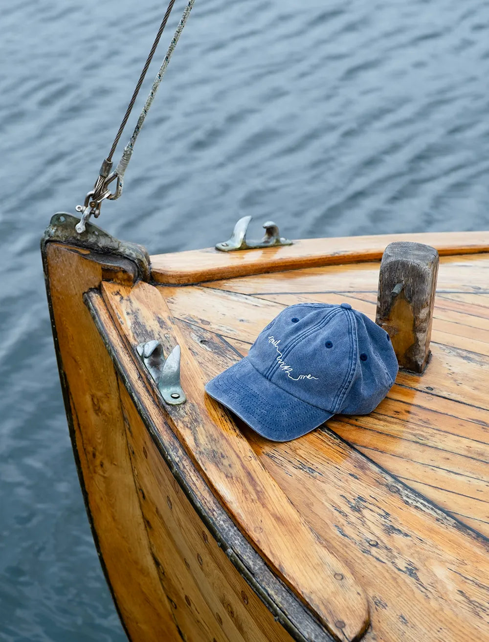 Sail with me Vintage Denim Cap
