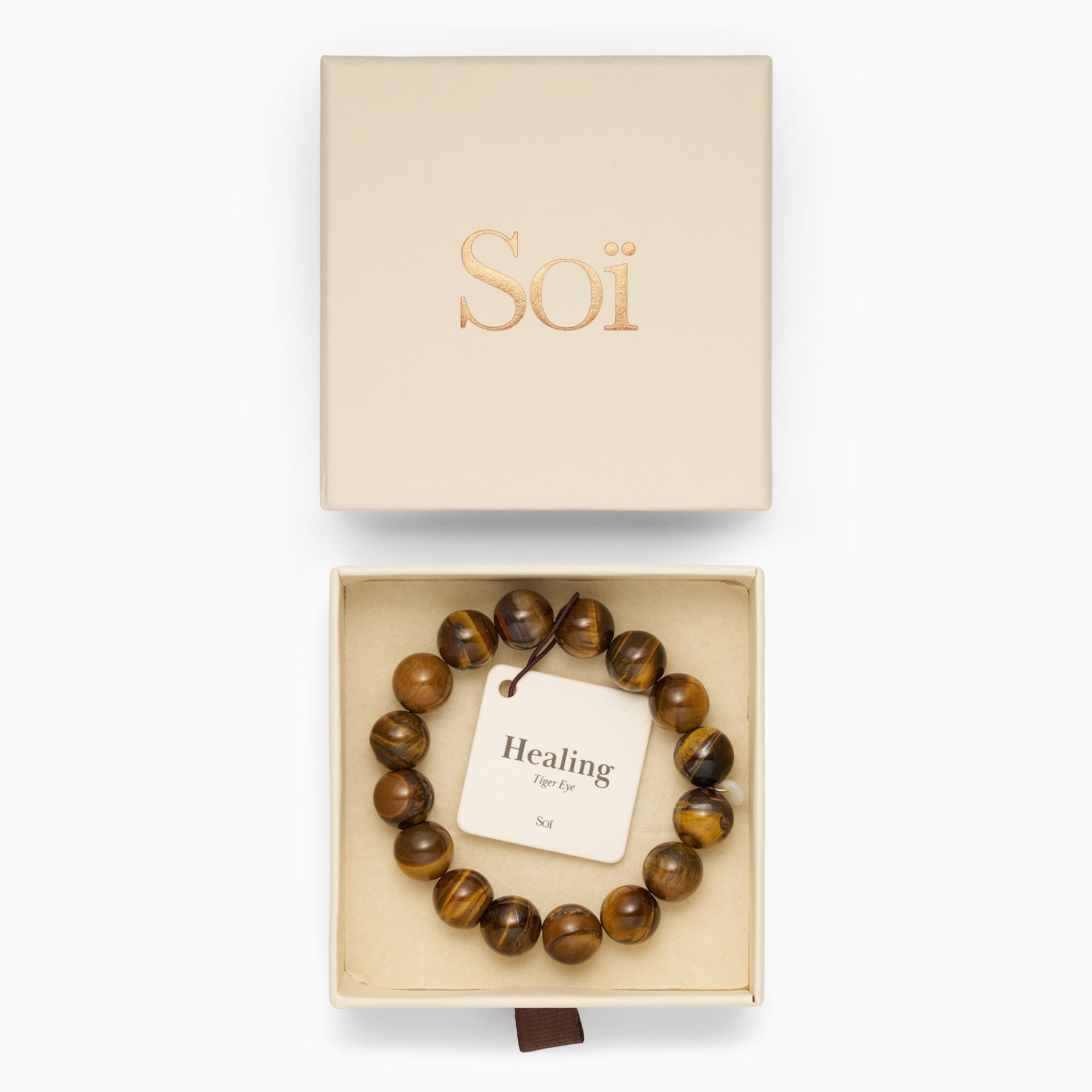 Chunky Tiger-Eye Healing Bracelet
