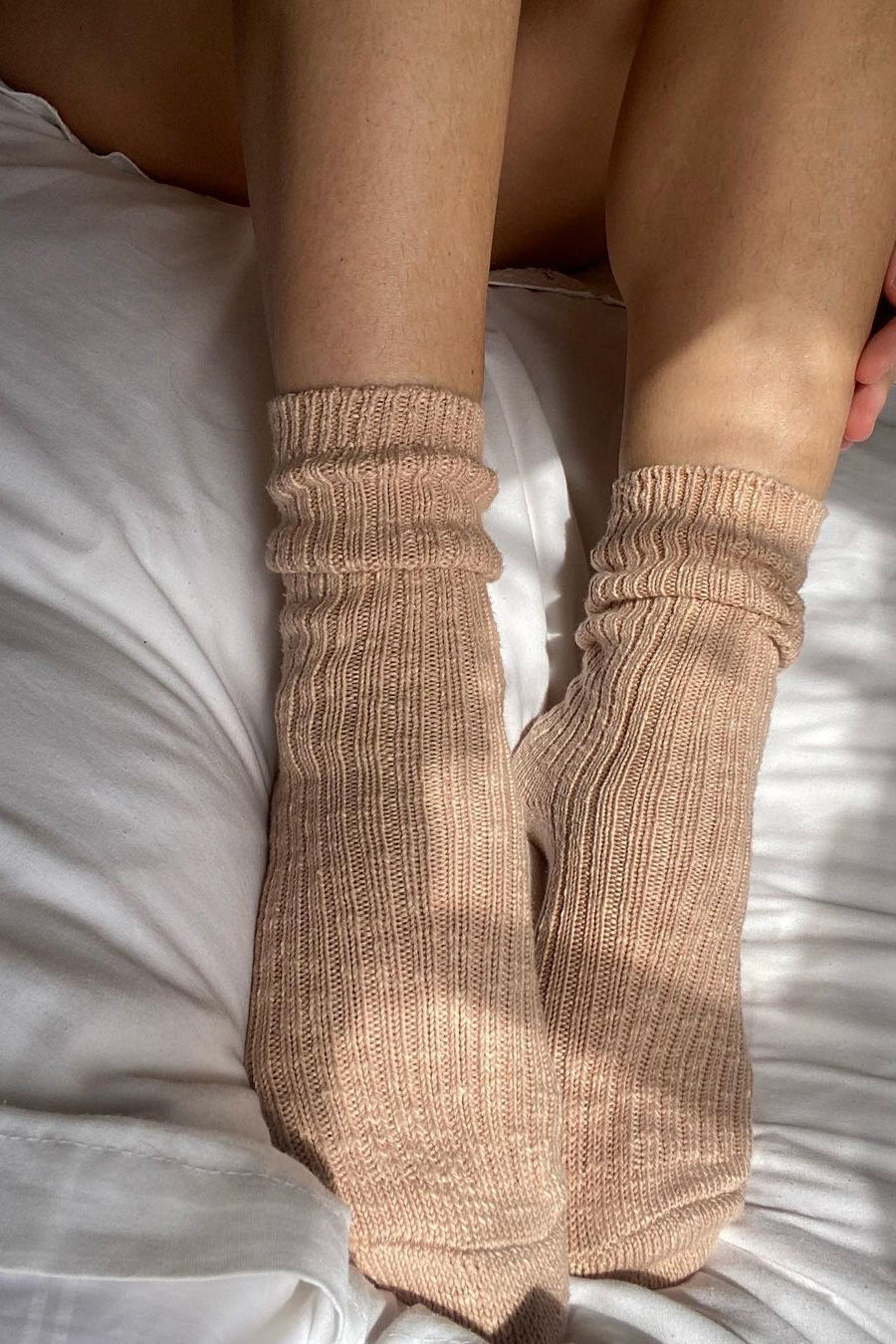 Cottage Socks - Peachy Keen