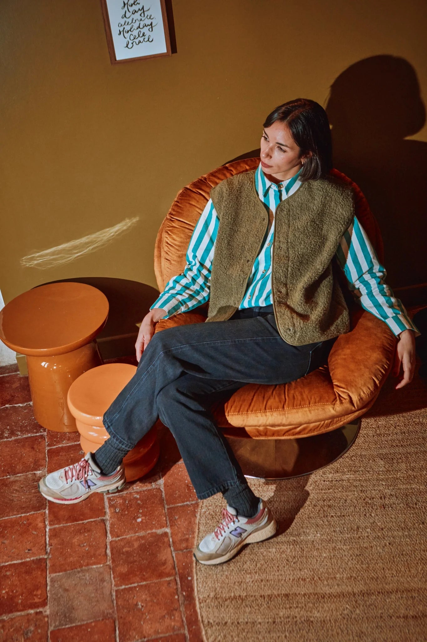 Wool Adult Jacket - Taupe Vert