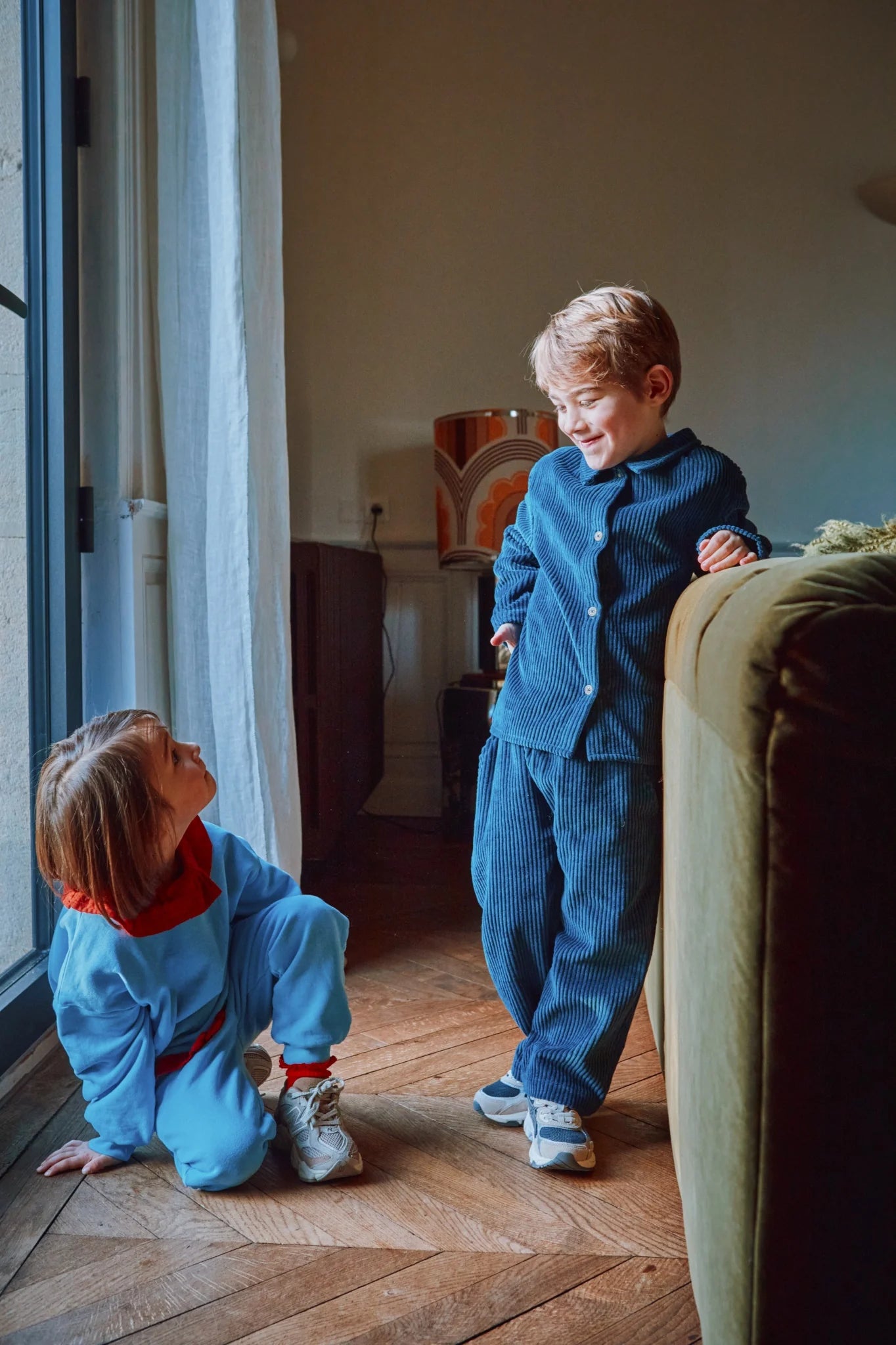 Coing Corduroy Kids Pants - Dress Blue