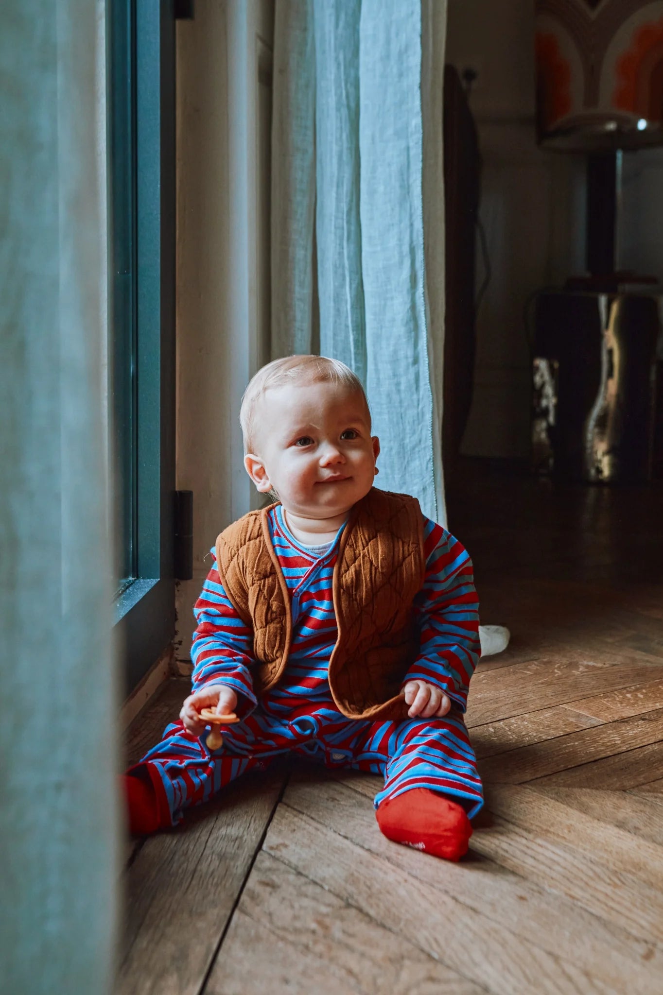 Baby Apple Onesie - Rayners Blues et Rouges