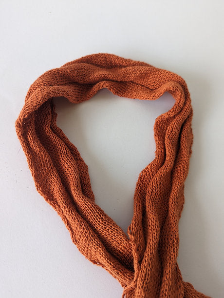 Ripple Tie - Burnt Orange