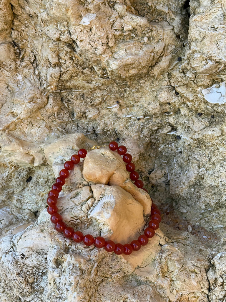 Faro Red Jade Necklace