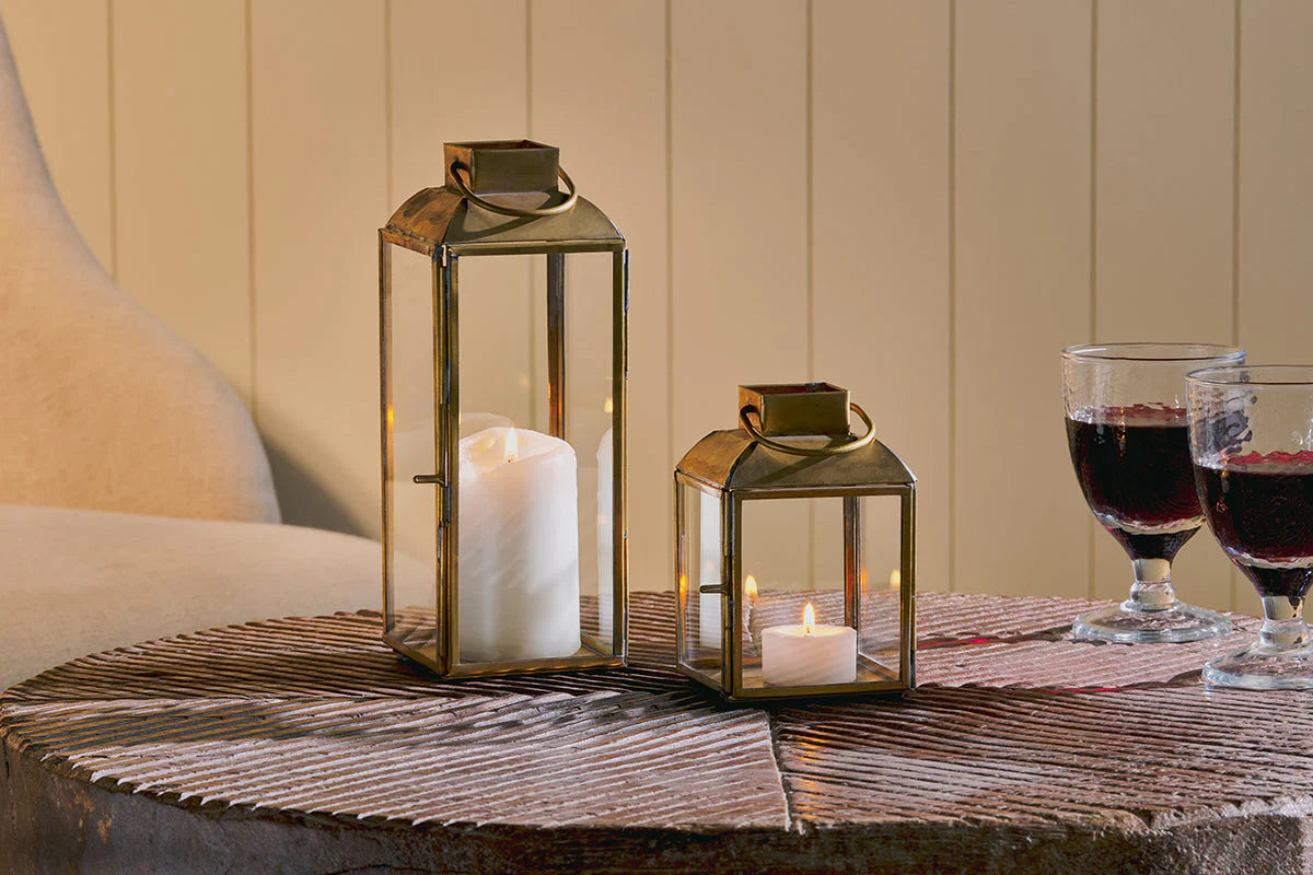 Maro Brass Lantern Small