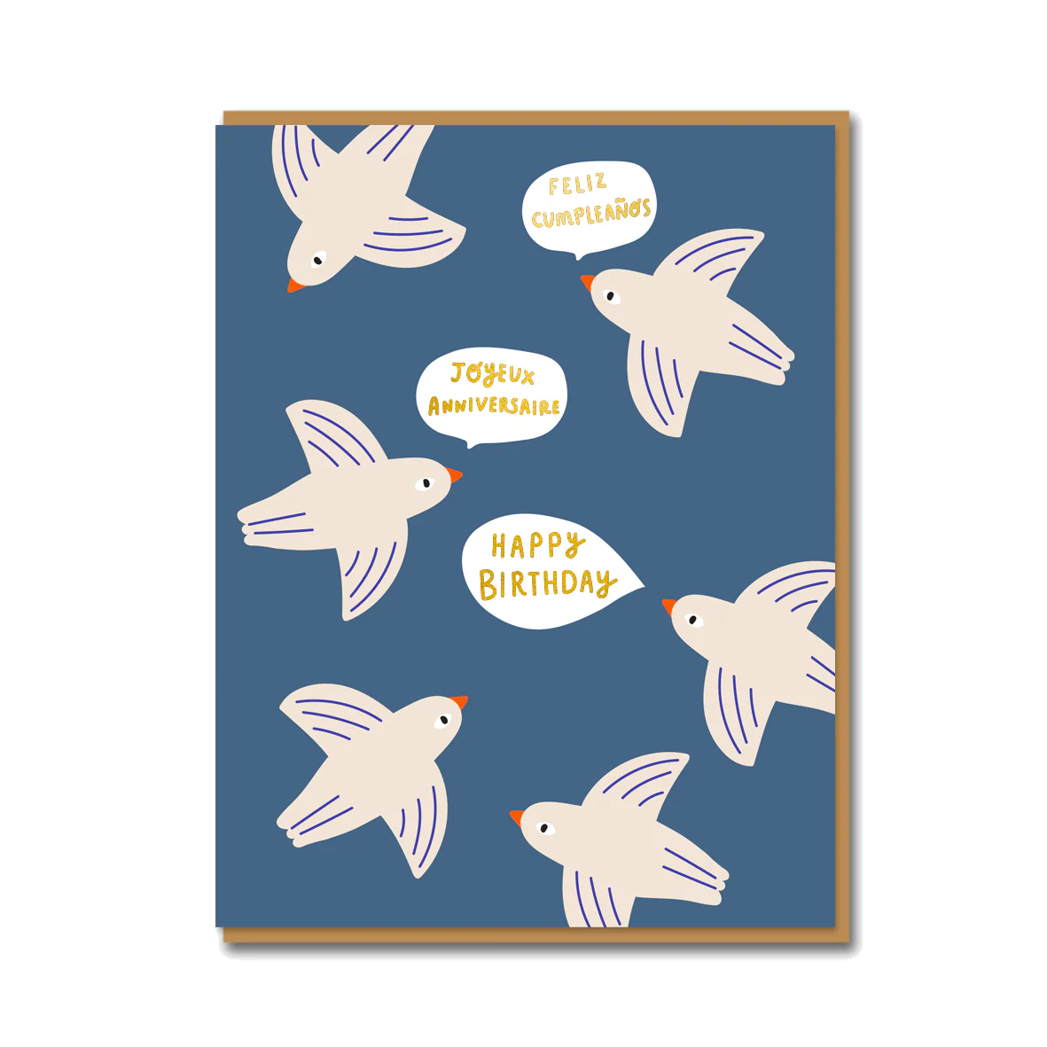 ALB Birds Birthday Card