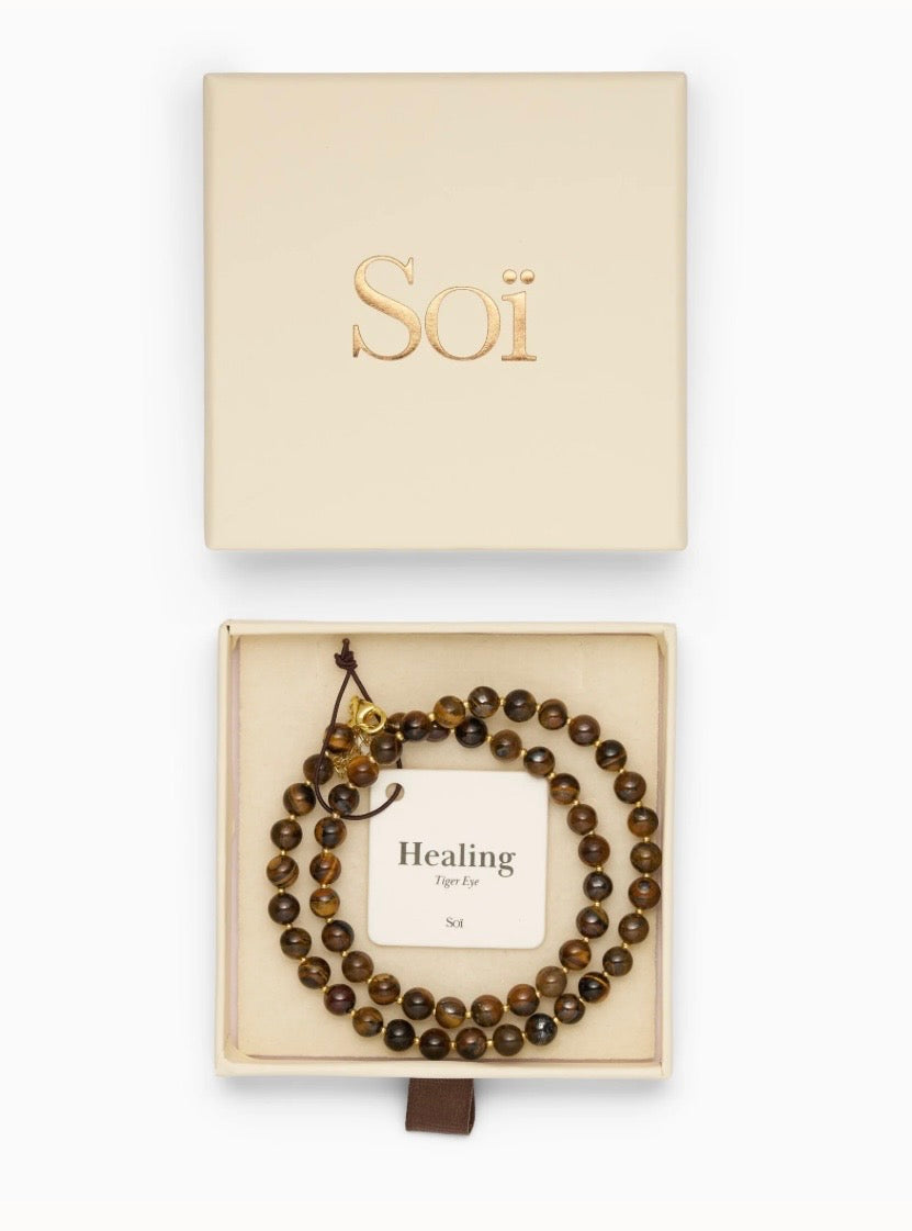 Hailey Tiger Eye Jade Necklace