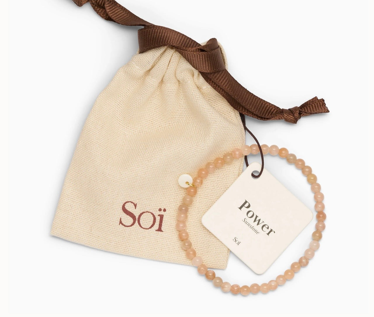 Petite Sunstone Stretch Bracelet