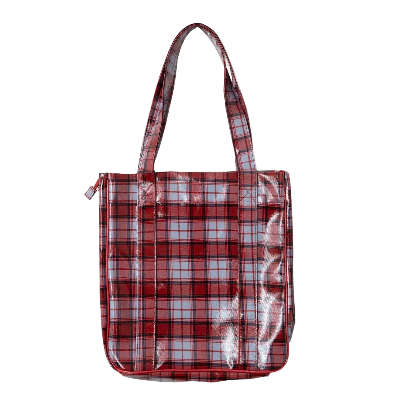 Blue Fog Multi Check Tote