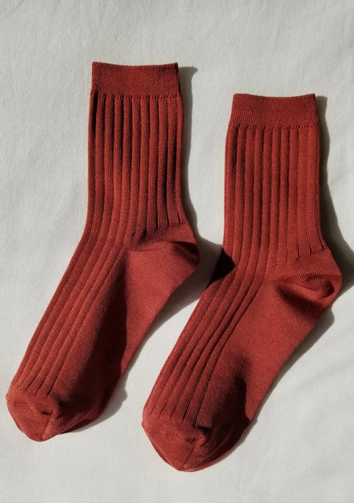 Her Socks - Teracotta