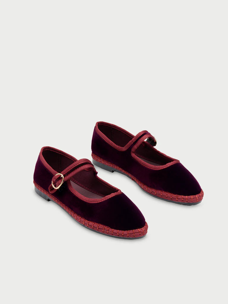 Boris Mary Jane Shoes - Dark Red
