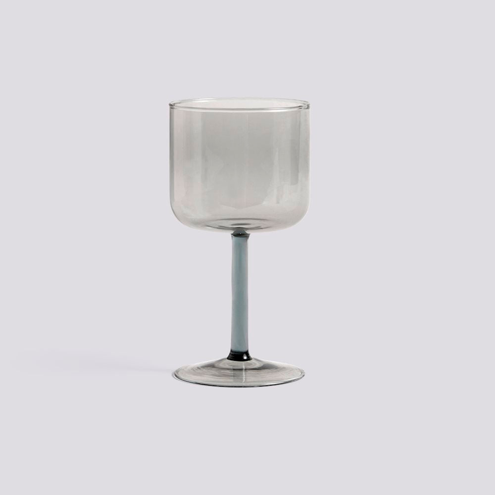 Grey Tint Wine Glass - Set of 2