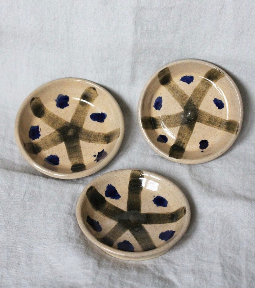 Zosia Star + Dot Ceramic Snack Plate