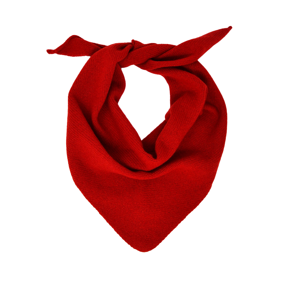 Extra-soft Neckerchief - Ruby Red