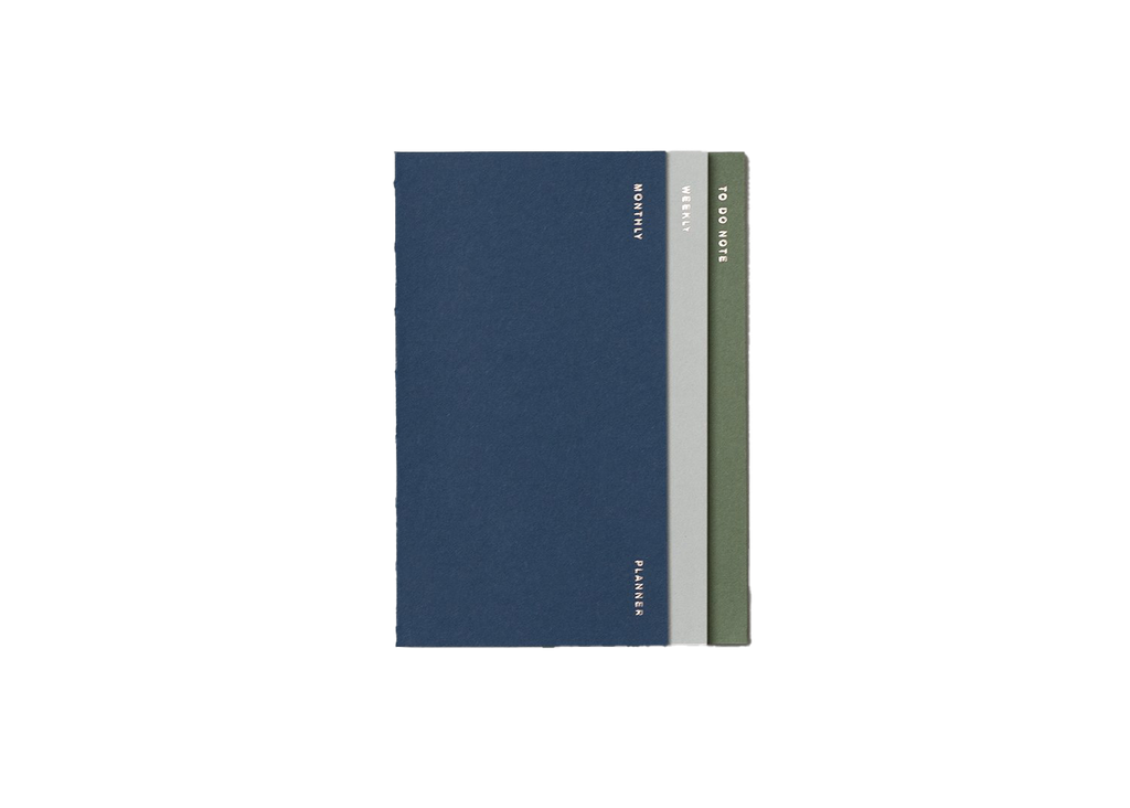 3-In-1 A6 Planner - Blue
